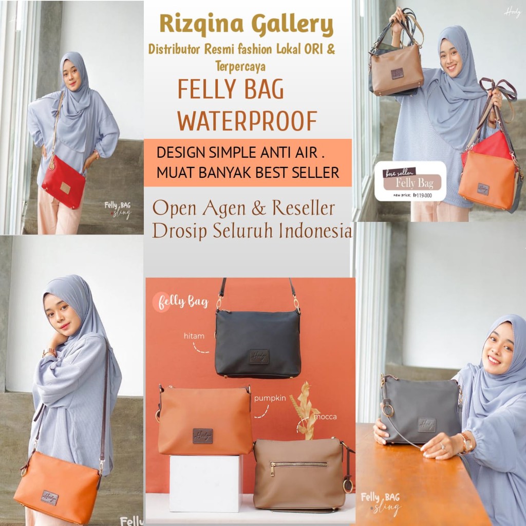 Tas Cantik Ori FELL BAG by Hody/ Hody Bag Terbaru/ Tas Wanita Viral