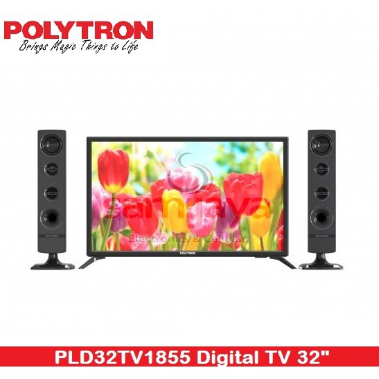 LED TV POLYTRON PLD32TV1855 / PLD 32TV1855 32&quot; DIGITAL TV BERGARANSI