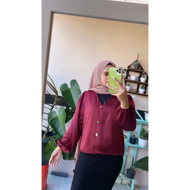 blouse rayya // grosir baju lebaran // blouse kekinian