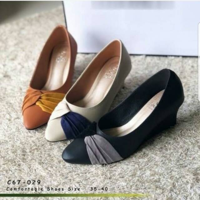 Js 27-new sepatu sampan wanita