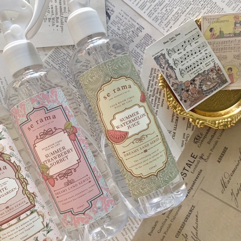 Serama - [NEW PACKAGING] Room &amp; Linen Spray Premium Series | Pengharum Ruangan Pewangi Pakaian