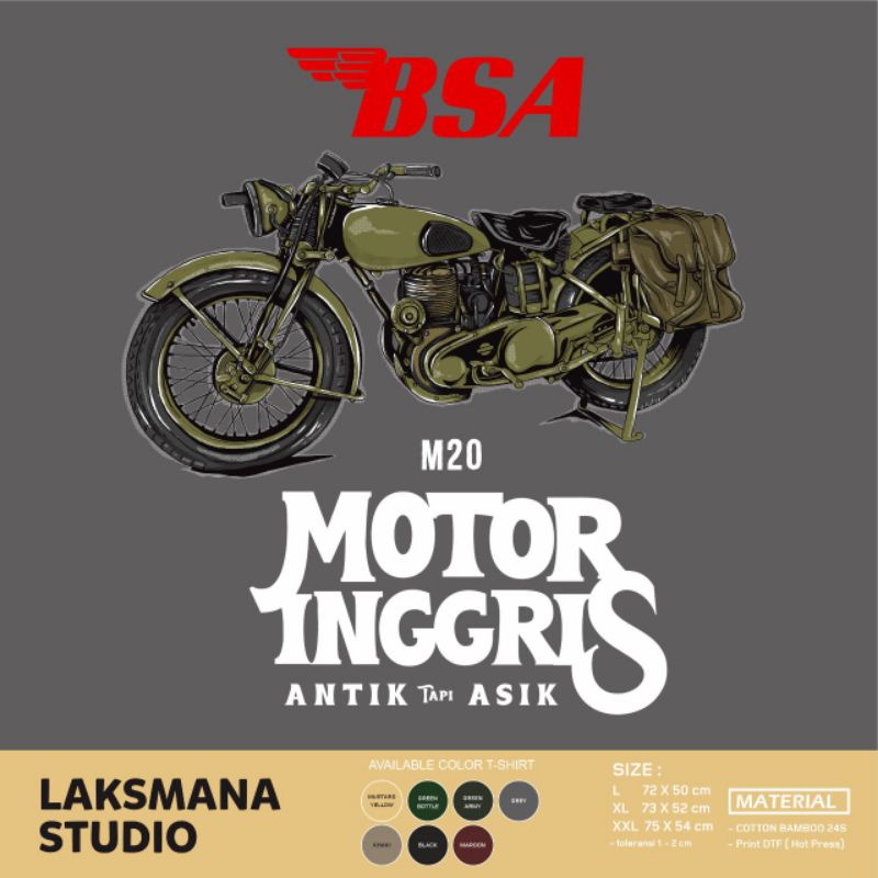 BSA "motor inggris antik"