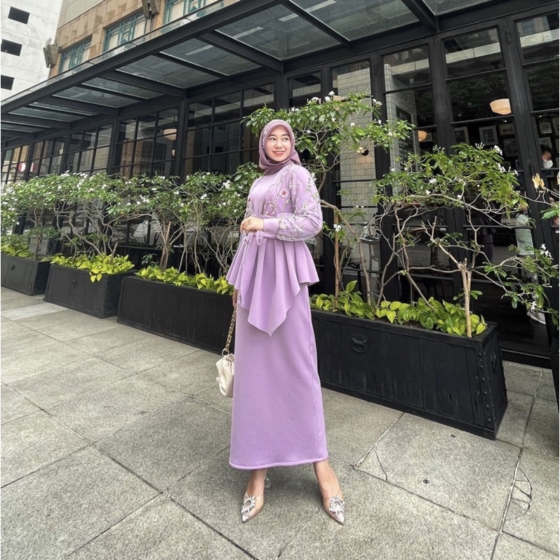 venna set premium / dress mermaid cantik / dress muslimah cantik / dress kondangan busui / zafga but