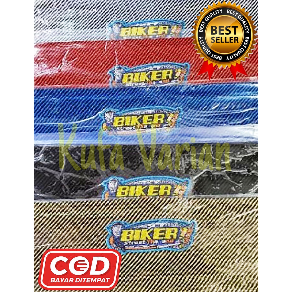 Kulit Jok Carbon Motor Biker Thailand Sablon Import Ukuran Standart mio beat jupiter vario scoopy sp