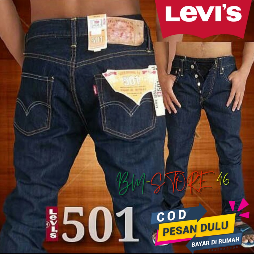 CELANA DENIM PRIA 501 JAPAN BLUE GARMENT IMPORT PROMO TERMURAH / CELANA JEANS 501 PANJANG PRIA