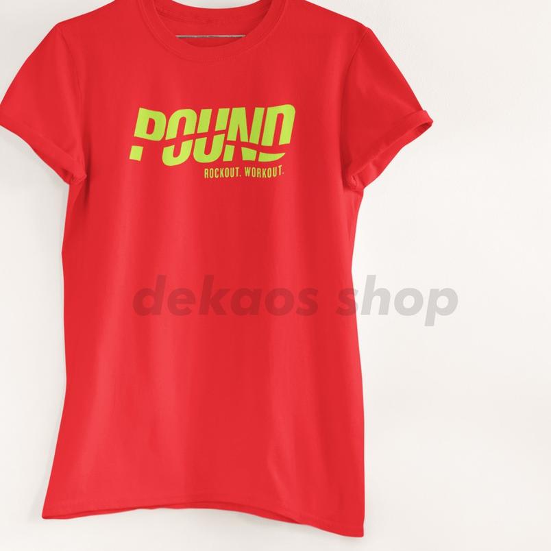 ☇ KAOS POUND FIT POUNDFIT BAJU KAOS ATASAN POUND/ KAOS OLAHRAGA WANITA / KAOS FITNES / DEKAOS 560 ☝