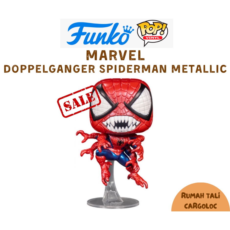 FUNKO POP MARVEL DOPPELGANGER SPIDERMAN METALLIC