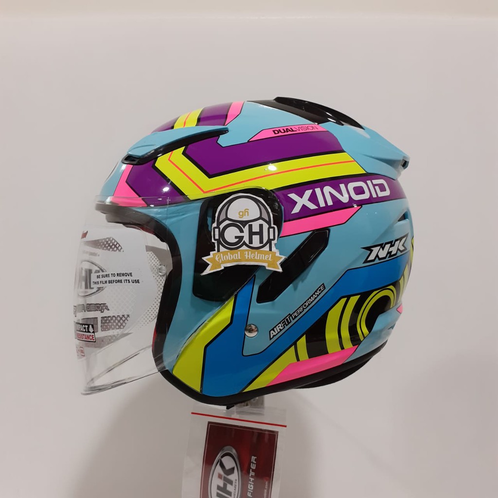 HELM NHK R1 XINOID NHK R-1 XINOID LIGHT TOSCA DOUBLE VISOR