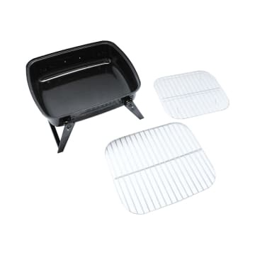 Celcio &amp; Co Pemanggang Arang Bbq Portabel uk 35,8 x 30 x 17,5 cm