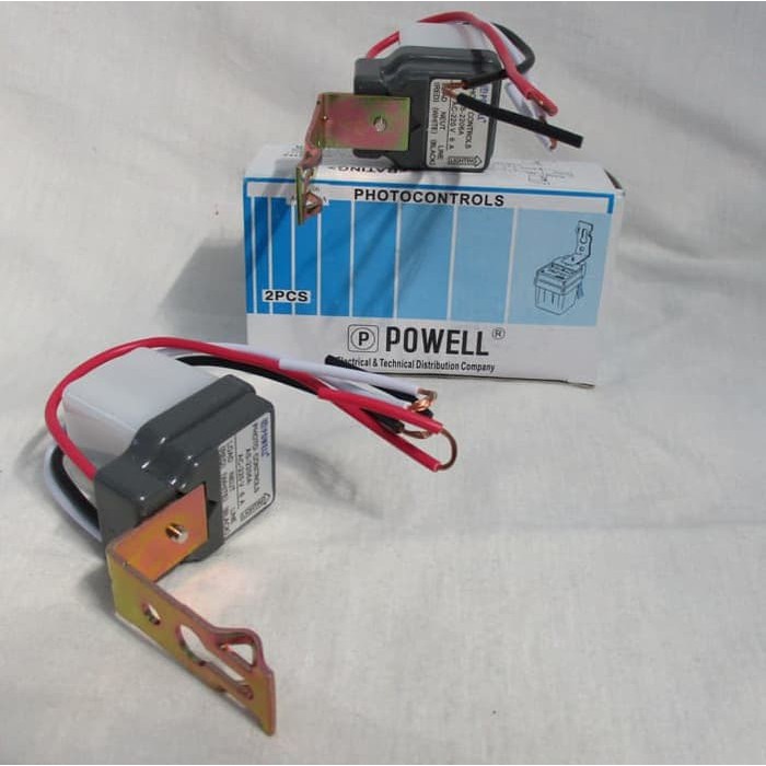 Fitting Fiting Sensor Otomatis 3 Ampere POWELL/Photocontrol Switch