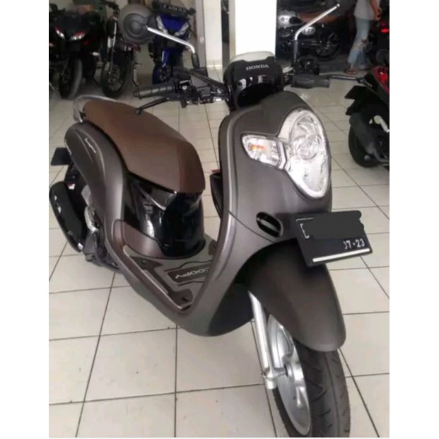 BODY HONDA SCOOPY FI 2017 2018 2019 2020 GREY DOFF/ kempolan kanan kiri