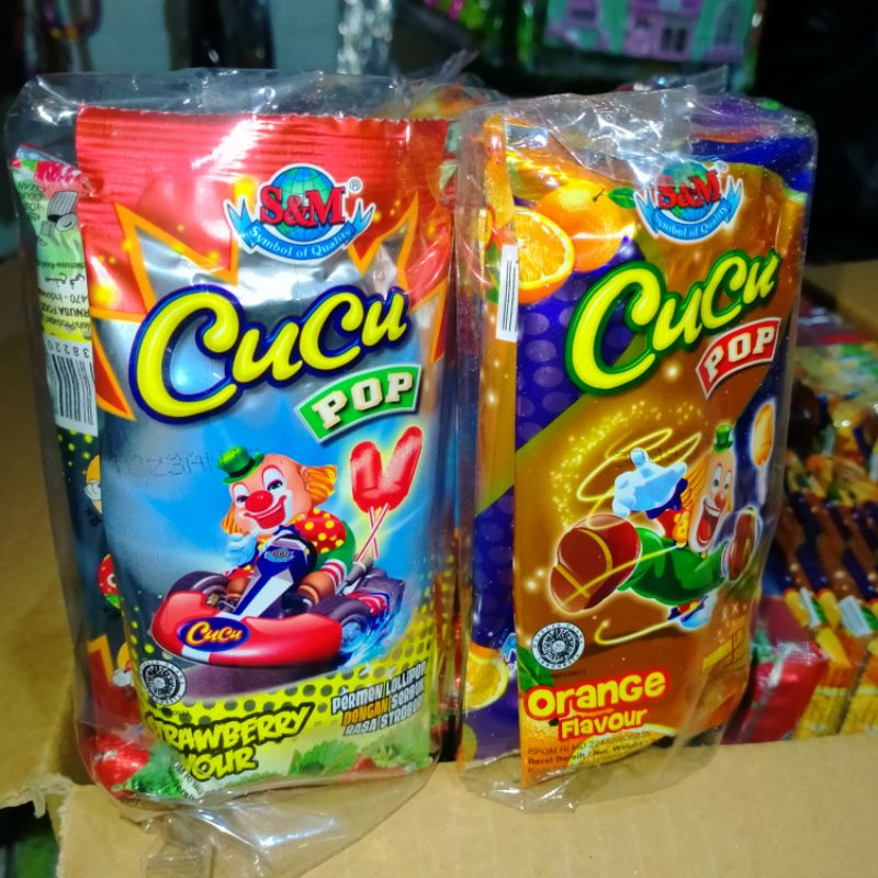 1 pak permen cucu pop isi 20 pcs halal