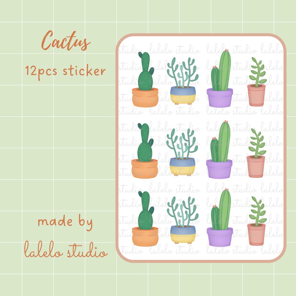 

Lalelo Studio - Sticker Deco Cactus