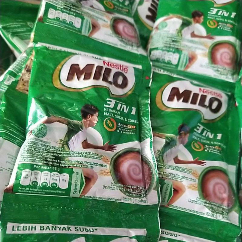 

Milo 3 in 1 315 gram(35 x 10 sachet),,,Promo Cuci gudang