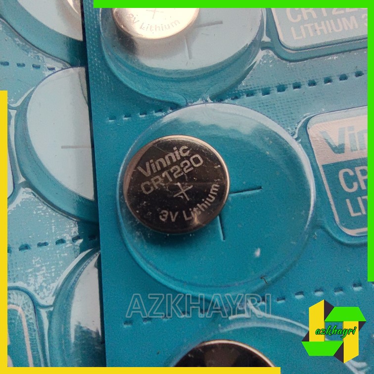 BATERAI  CR1220 BATRE BATTERY CR 1220 VINNIC ORIGINAL