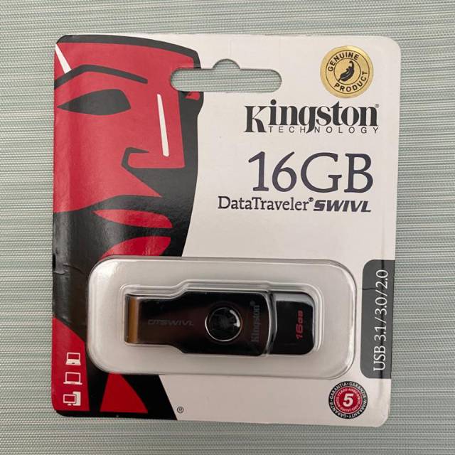Flashdisk Kingston USB 3.1/3.0/2.0 16GB DataTraveler - original