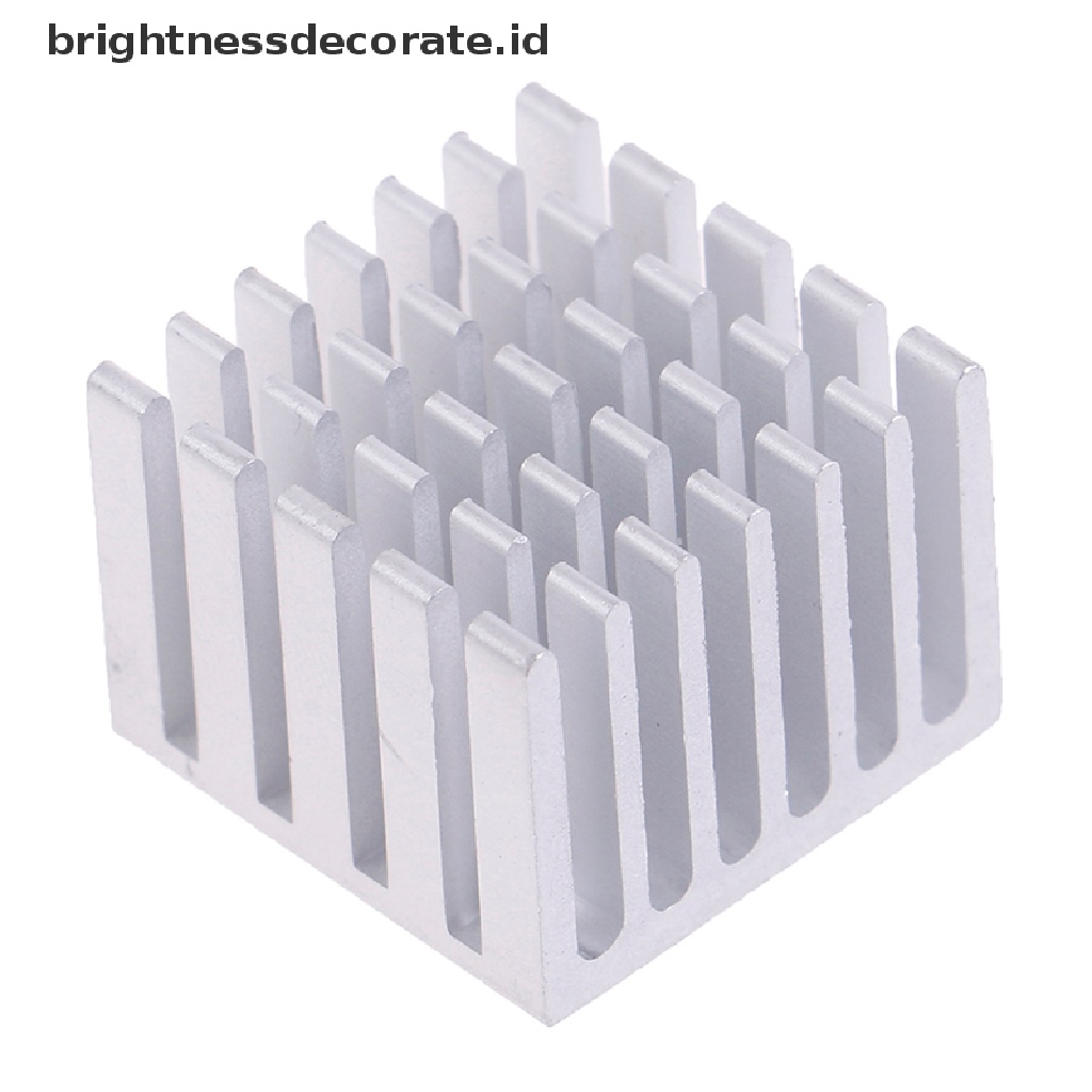 5 Pcs Chip Pendingin Heatsink CPU GPU Bahan Aluminum Ukuran 20x20 X 15mm