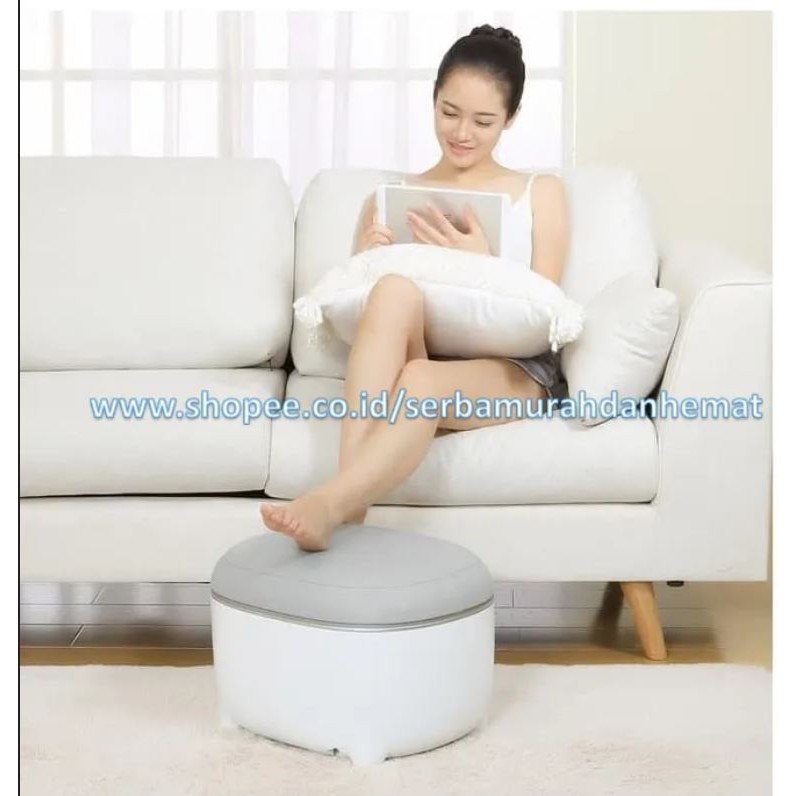 Alat Pijat Kaki 2in1 MOMODA Small Stool Foot Massager Heated Stool 2In1