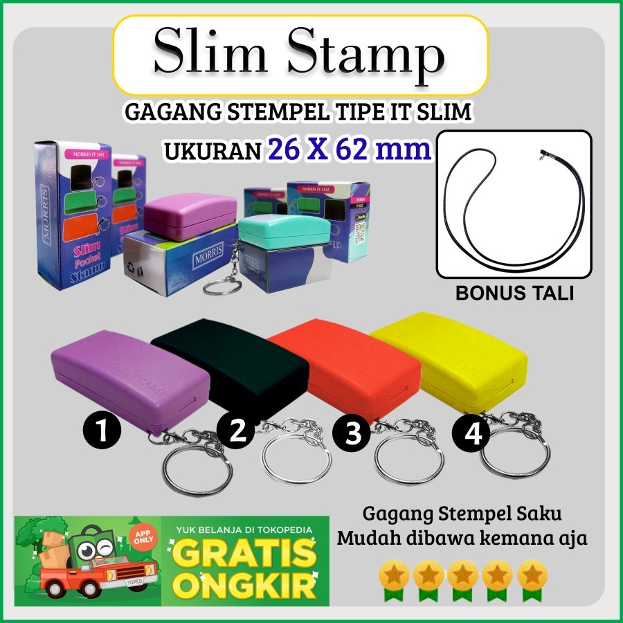 

Stempel Slim 26 x 62, IT Slim - NO. 1