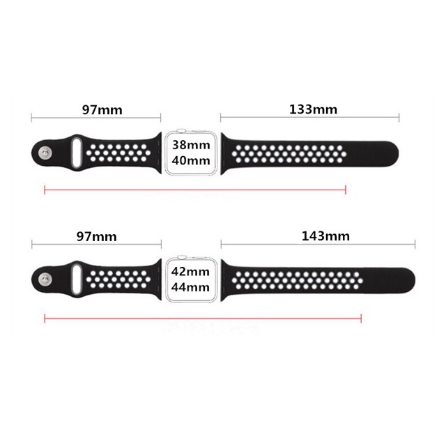 Strap 38mm/40mm/42mm//44mm Apple iWatch Sport Band Apple Watch Size M/L