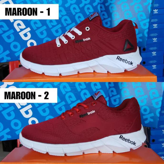 Sepatu Sport Pria Reebok Crossfit Merah Maroon Marun Sneakers Pria