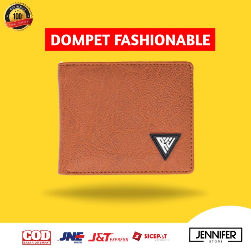 Dompet cowok branded original premium dompet uang pria simple tren kekinian model terbaru