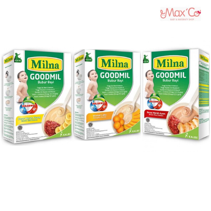 MILNA BUBUR GOODMIL 6 BULAN KE ATAS 120GR