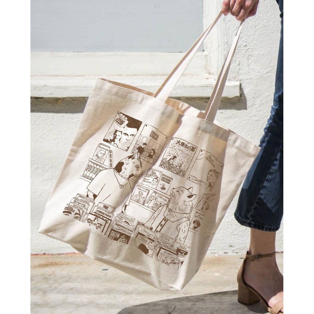 Tote Bag 500 Days of SummerCat