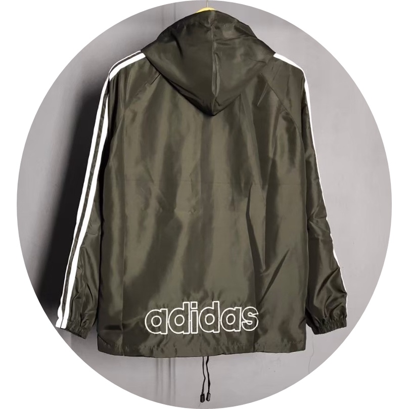 TERBARU JAKET PARASUT ADIDAS SPORTY OLAH RAGA - JAKET PARASUT PRIA ADIDAS WINDBREAKERS