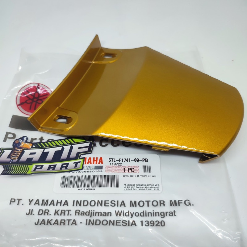 SAMBUNGAN BODY  MIO SMILE WARNA GOLD ORIGINAL 5TL-F1741-00-PB