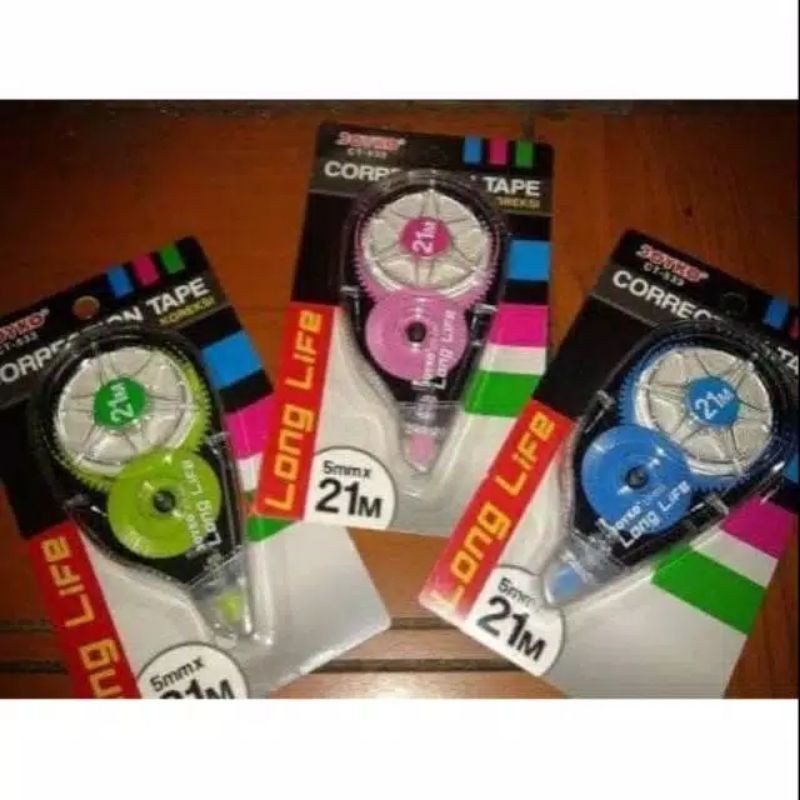 

TIPEX KERTAS 21 METER / CORRECTION TAPE JOYKO CT-533