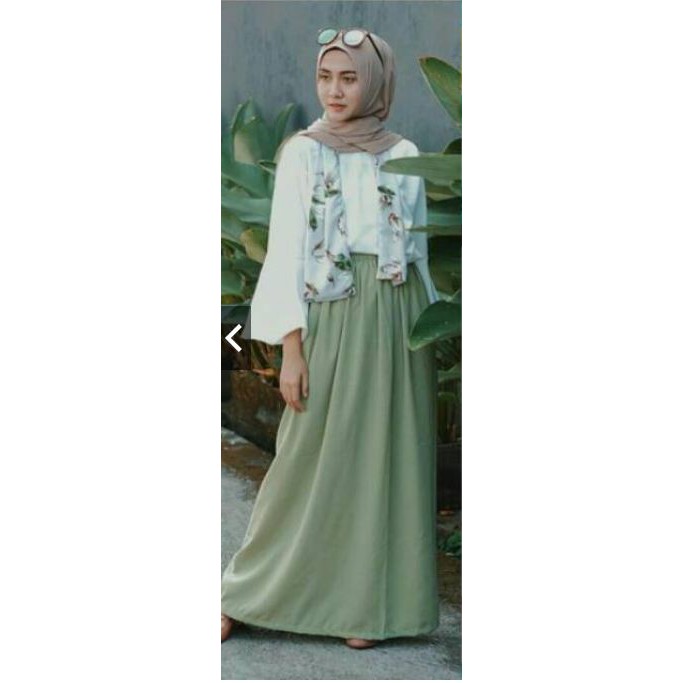 Rok Satin Panjang Premium / Candy Skirt by Swift Collections / Swift Collections