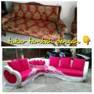 Tukar tambah kursi sofa rusak jadul dengan midel terbaru Tukar tambah kursi sofa rusak jadul dengan midel terbaru