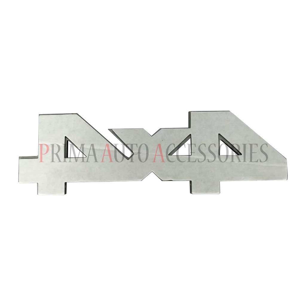 Logo Emblem Mobil Stainless Steel 4x4