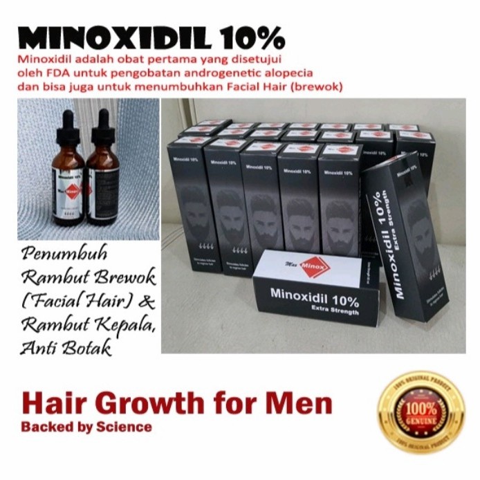 COD Minoxidil 10% penumbuh rambut anti BOTAK Original