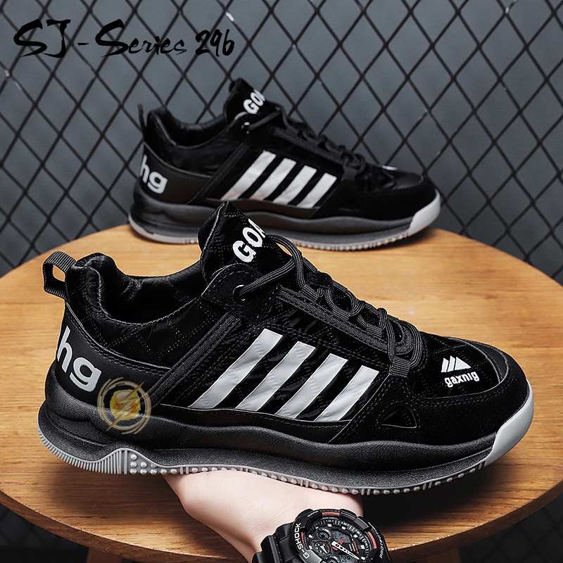 [OOS] Sepatu Sneakers Pria Kasual Bertali buat Kuliah dan Hangout Kualitas Import Premium -296