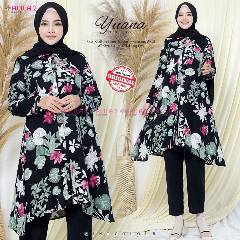 YUANA TUNIK ORI BY ALILA HIJAB SOLO