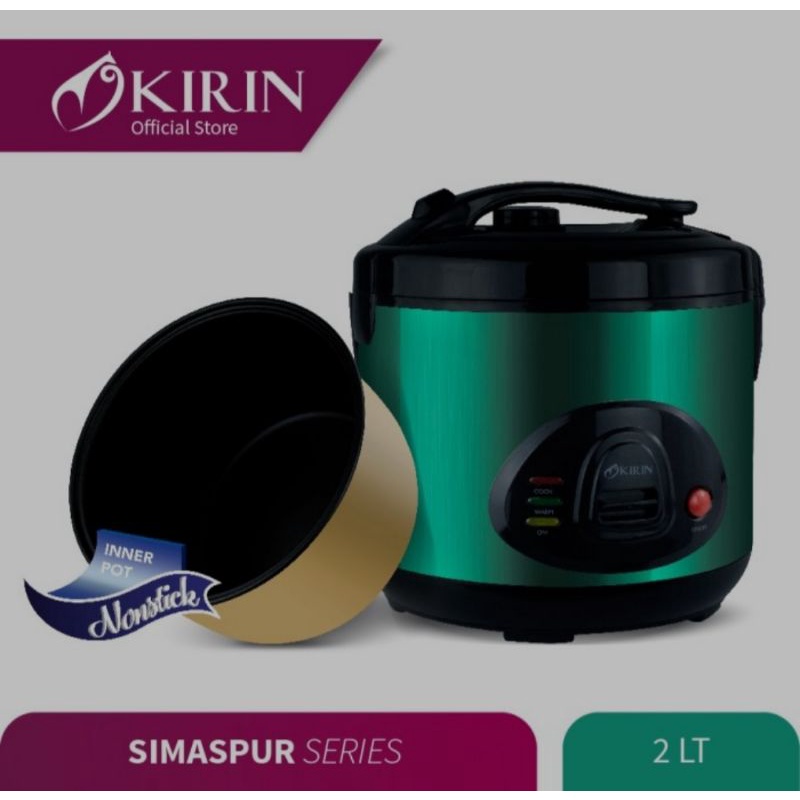 KIRIN RICE COOKER KRC - 189 2 LITER