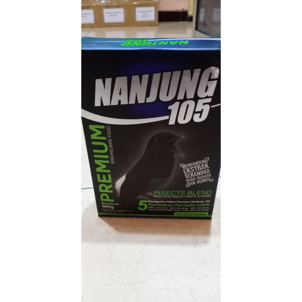NANJUNG 105 500GRAM EBOD JAYA VOER BERKUALITAS UNTUK MURAI KACER CENDET DAN BURUNG KICAU LAINNYA