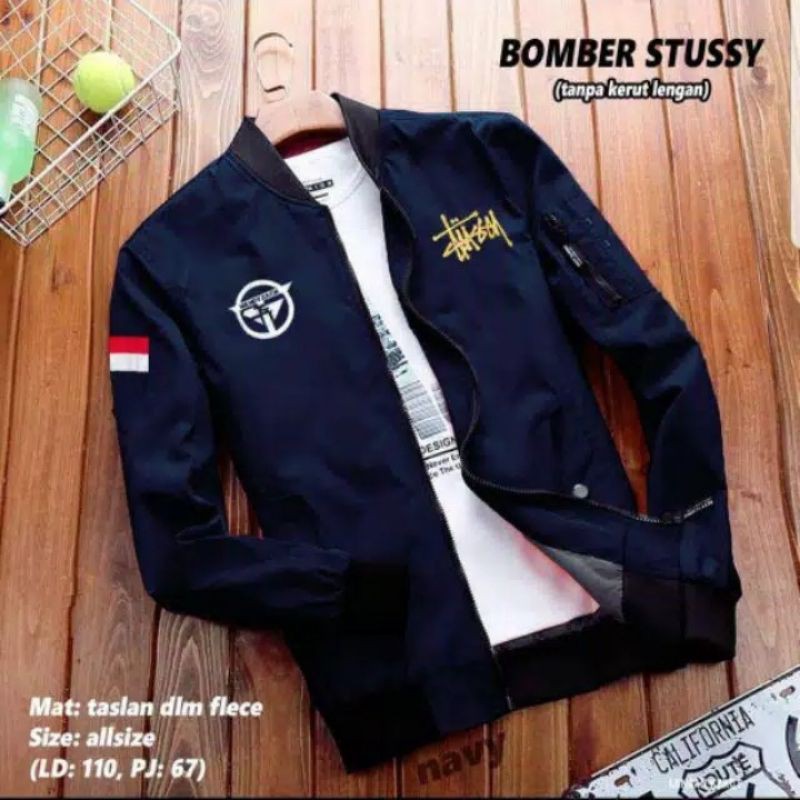 jaket bomber stussy