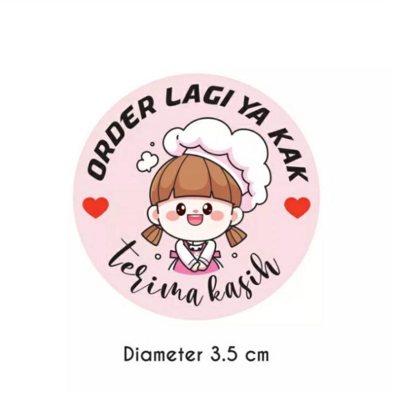 

1 pcs sticker makanan order lagi ya kak