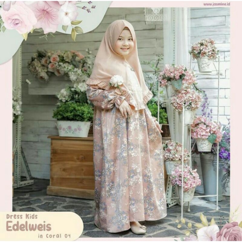 Edelweis dress kids JasmineLidiaHadiwinoto dress gamis anak