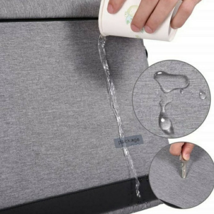 Tas Laptop Selempang Waterproof huiphone 13 inch - Abu
