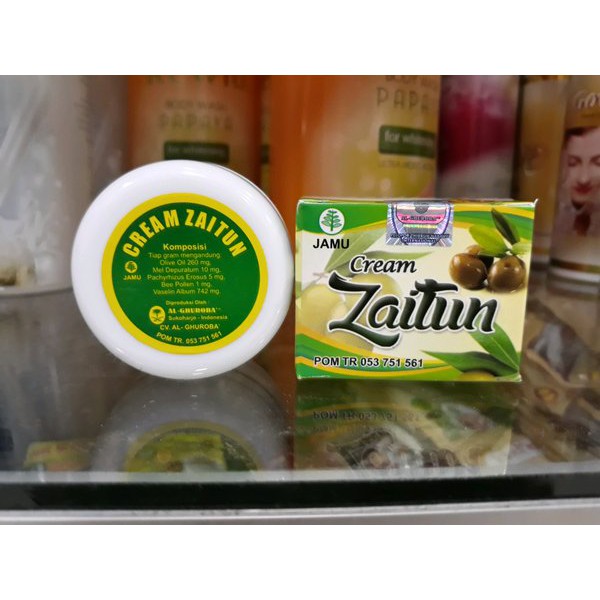 Cream Zaitun Al Ghuroba Original Mencerahkan Kulit Wajah