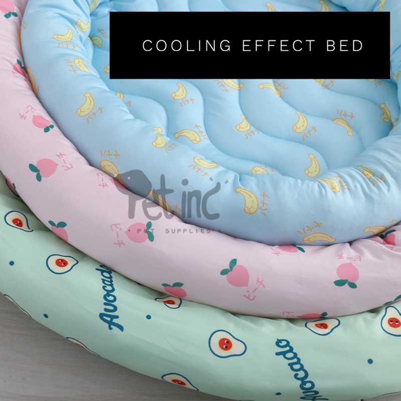 Cooling effect round bed