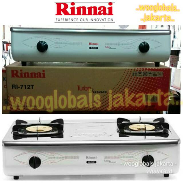 Jual Kompor Rinnai Ri 712 T Stainless 2 Tungku Gas Turbo Burner Kuningan Api Lilin Body Besar Ri 712t Sni Indonesia Shopee Indonesia