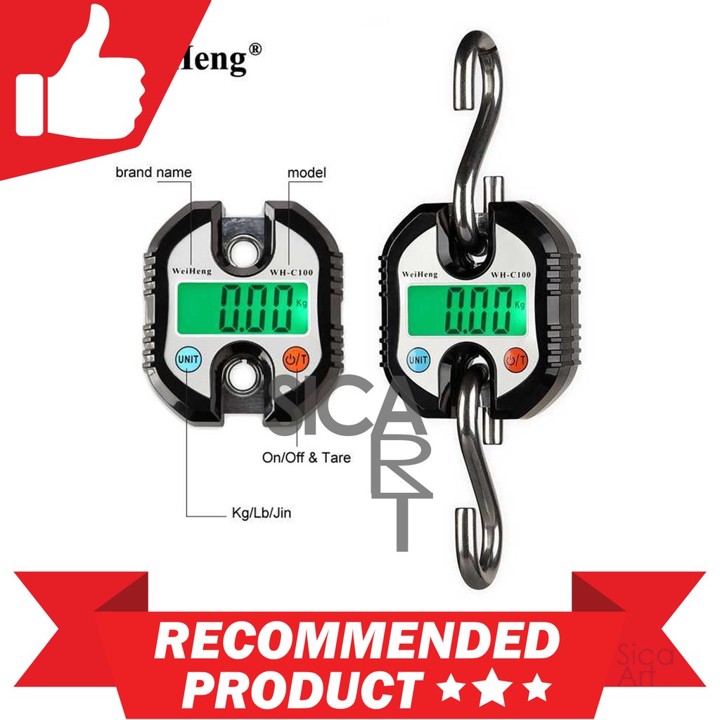 Timbangan Digital Gantung - Timbangan Koper Digital Portable 150kg 50g