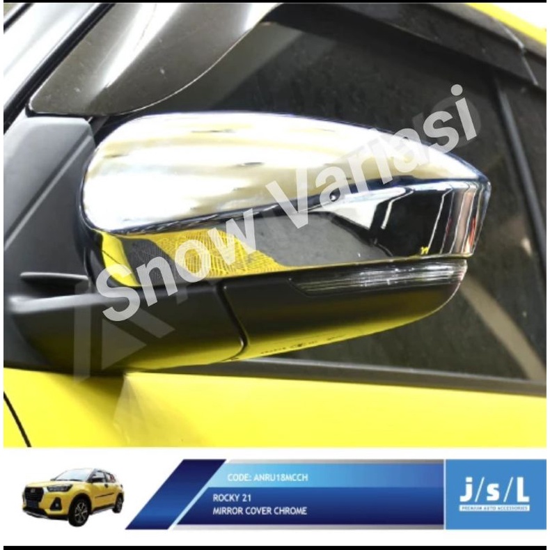 JSL Spion Cover Daihatsu Rocky 2021 Mirror Cover Chrome