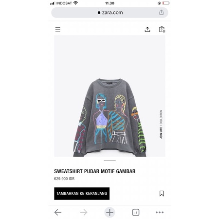 sweater zara cewek original store