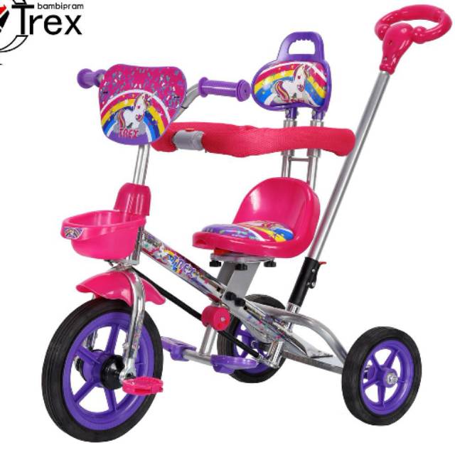 SEPEDA ANAK RODA 3 TREX-TC3 MUSIK+JAGAAN